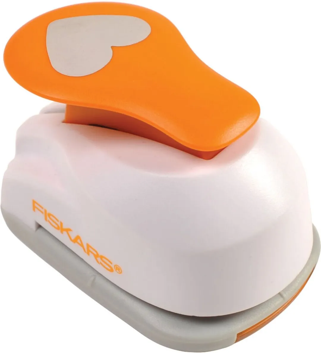 Fiskars Lever Punch Ø25mm Hart - Oranje/Wit - afbeelding 6 van 6