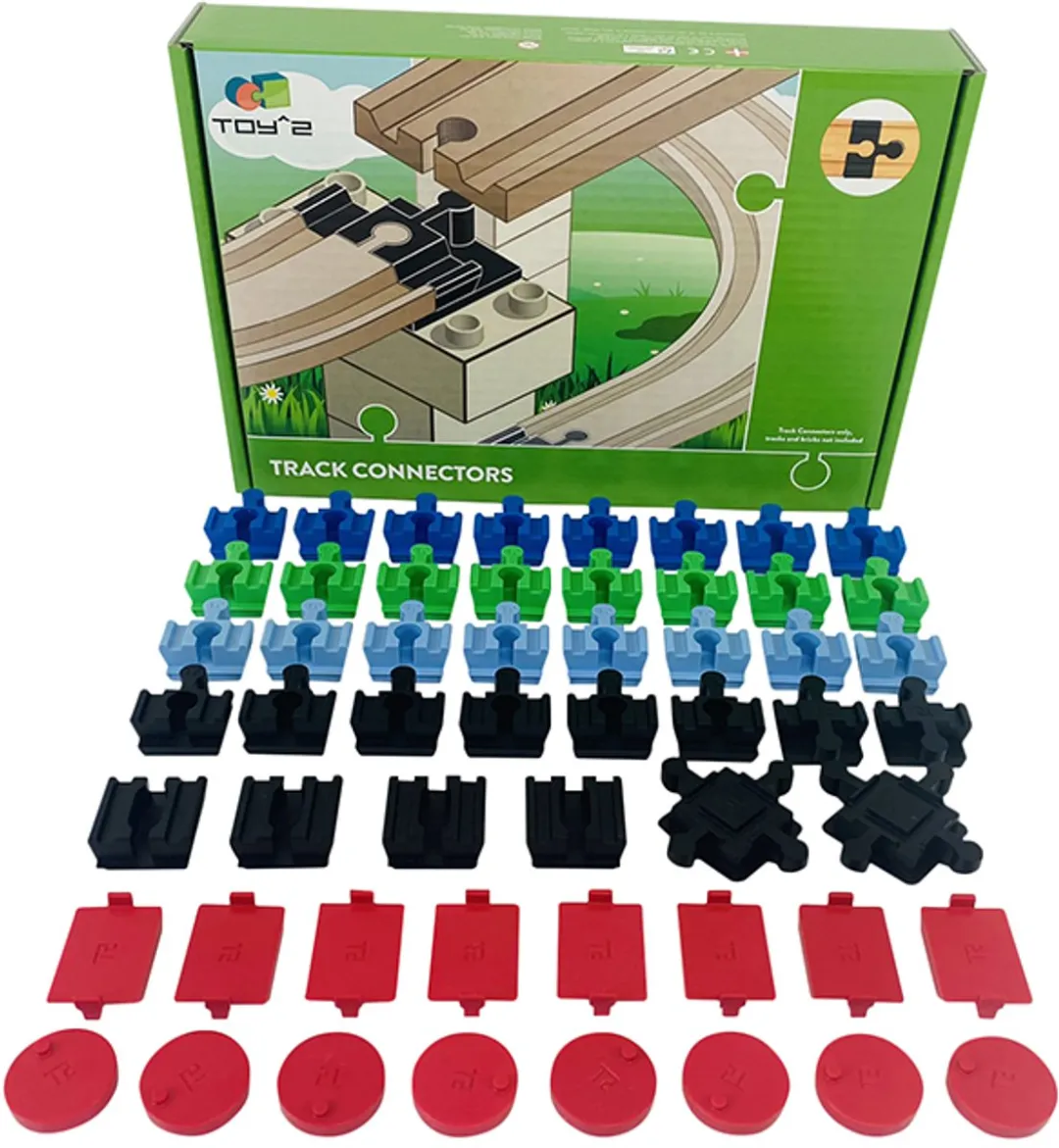 Treinbaan connectors kinderopvang 54 - Toy2 - vanaf 3 jaar