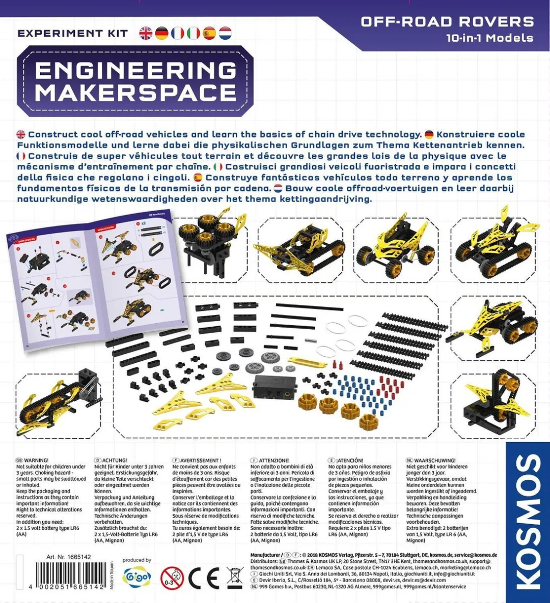 Kosmos Off-Road Rovers Experimenteerset KM665142
