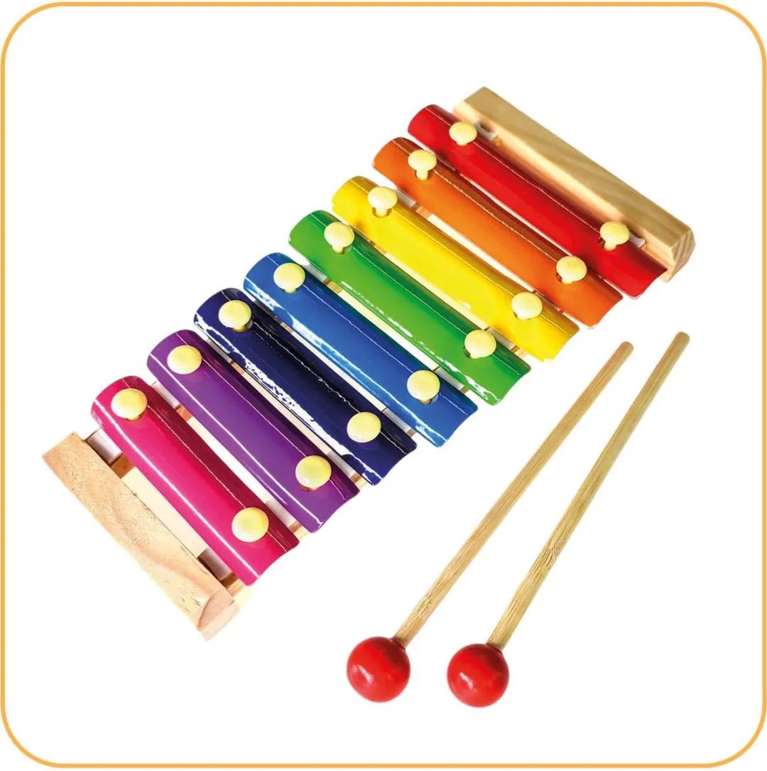 Jobber Toys Blokfluit & Xylofoon Houten Muziekinstrumenten