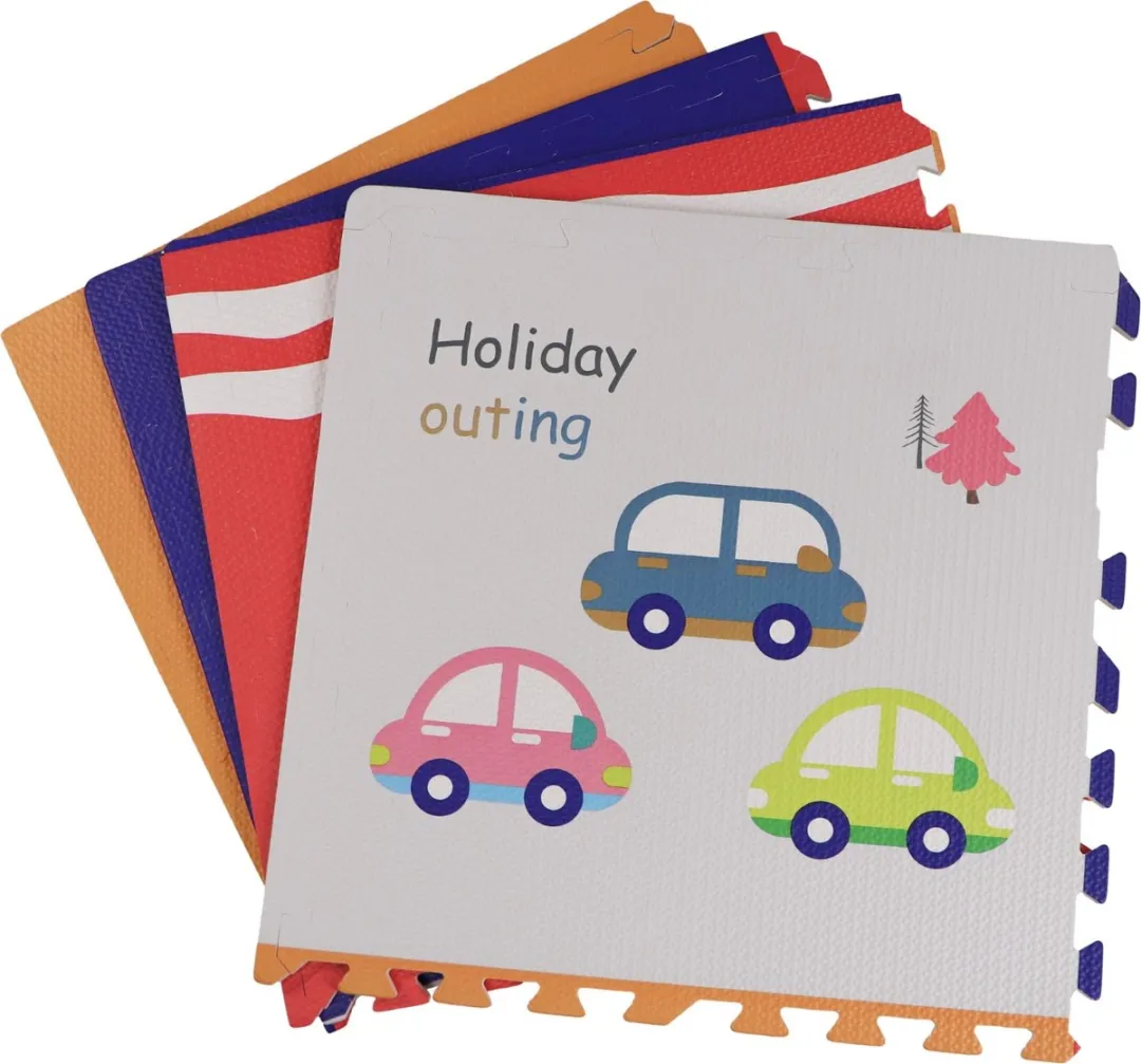 Eco Toys Diertjes Schuimrubber Speelmat - Multicolor