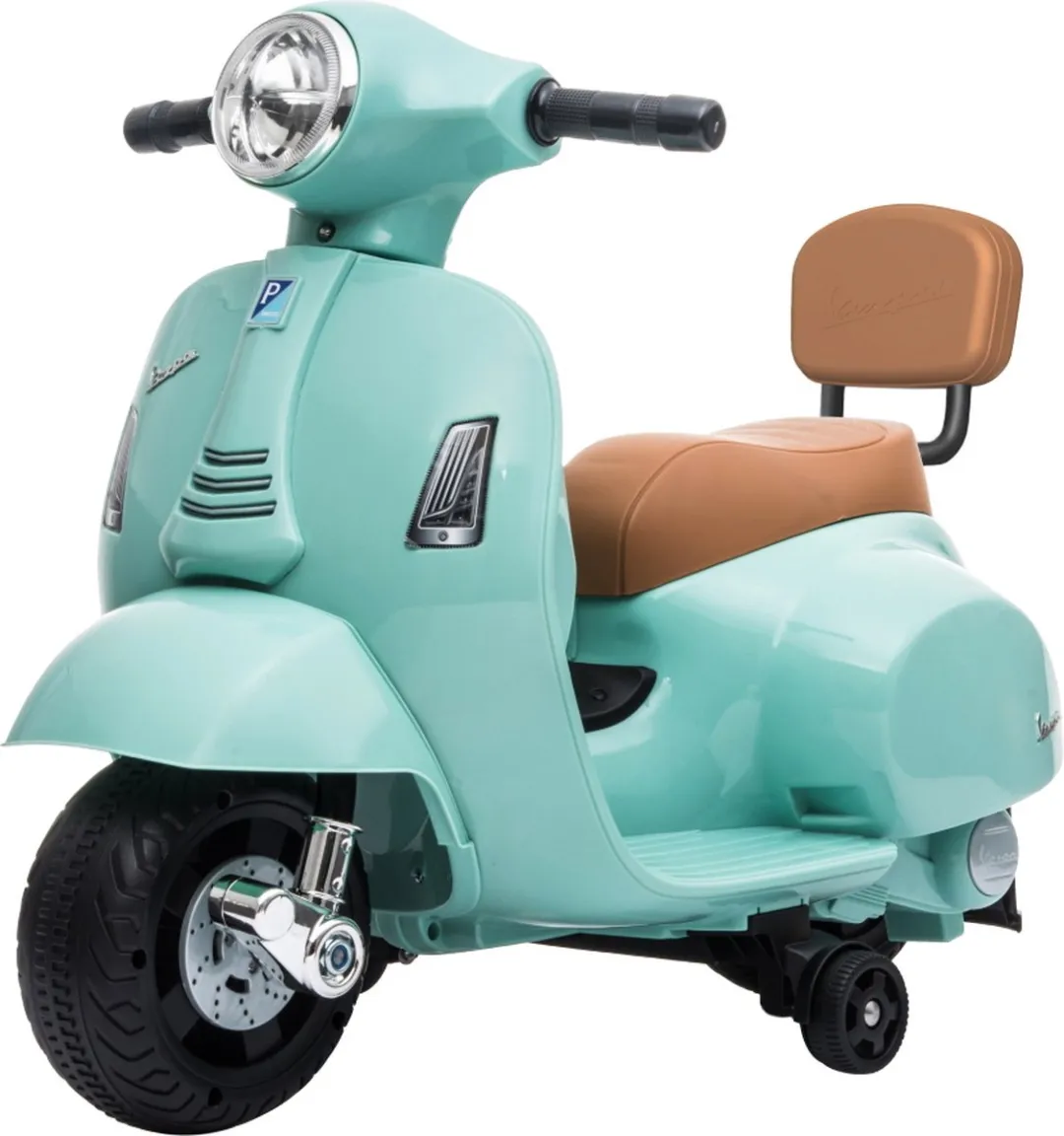 Eco Toys Elektrische Vespa Scooter Stonegreen