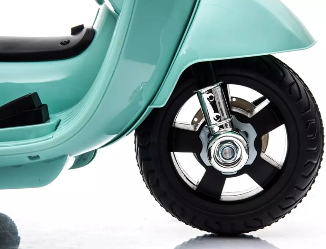 Eco Toys Elektrische Vespa Scooter Stonegreen - Max. 25 kg