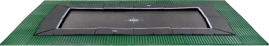 EXIT Dynamic Groundlevel Trampoline 458cm - Zwart