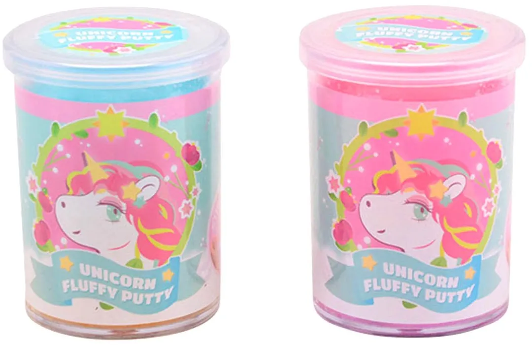 Johntoy Eenhoorn Fluffy Putty - Verschillende Kleuren