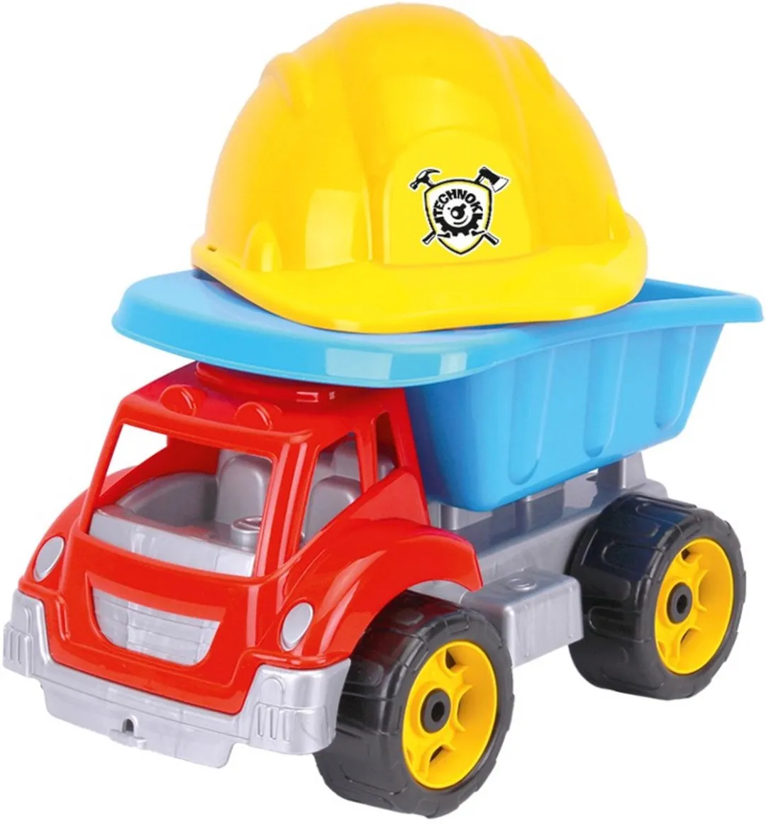 Paradiso Toys Dump Truck + Helm T03819