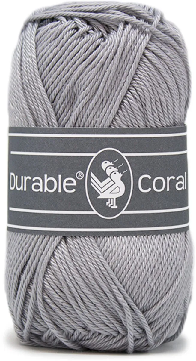 Durable Coral 2232 Light Grey Garen - 1 Stuk
