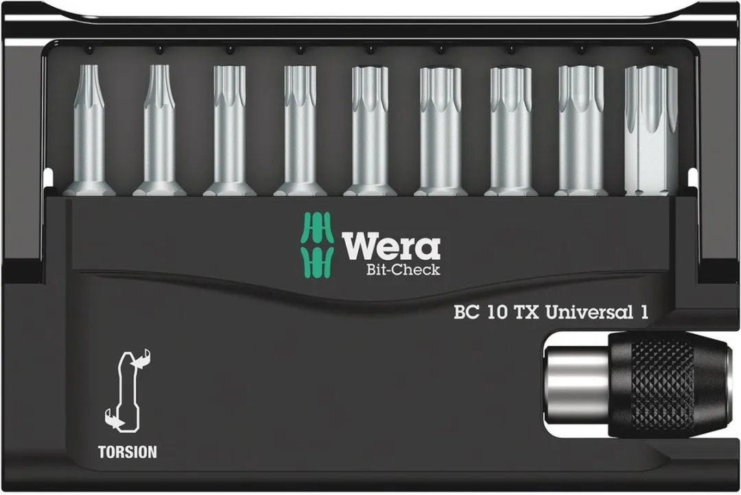 Wera 10-delige Bit-Check 10 Universal Torx Bitset - afbeelding 6 van 6