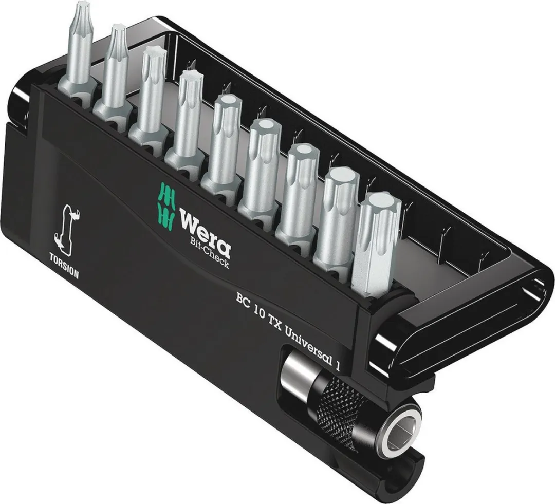 Wera 10-delige Bit-Check 10 Universal Torx Bitset