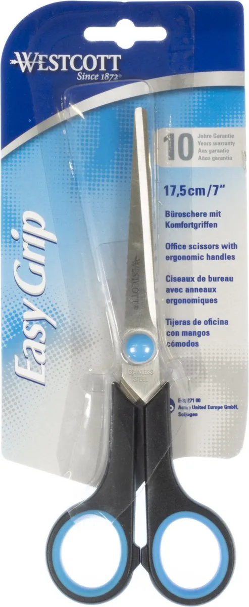 Westcott Easy Grip Schaar 18cm - Groen