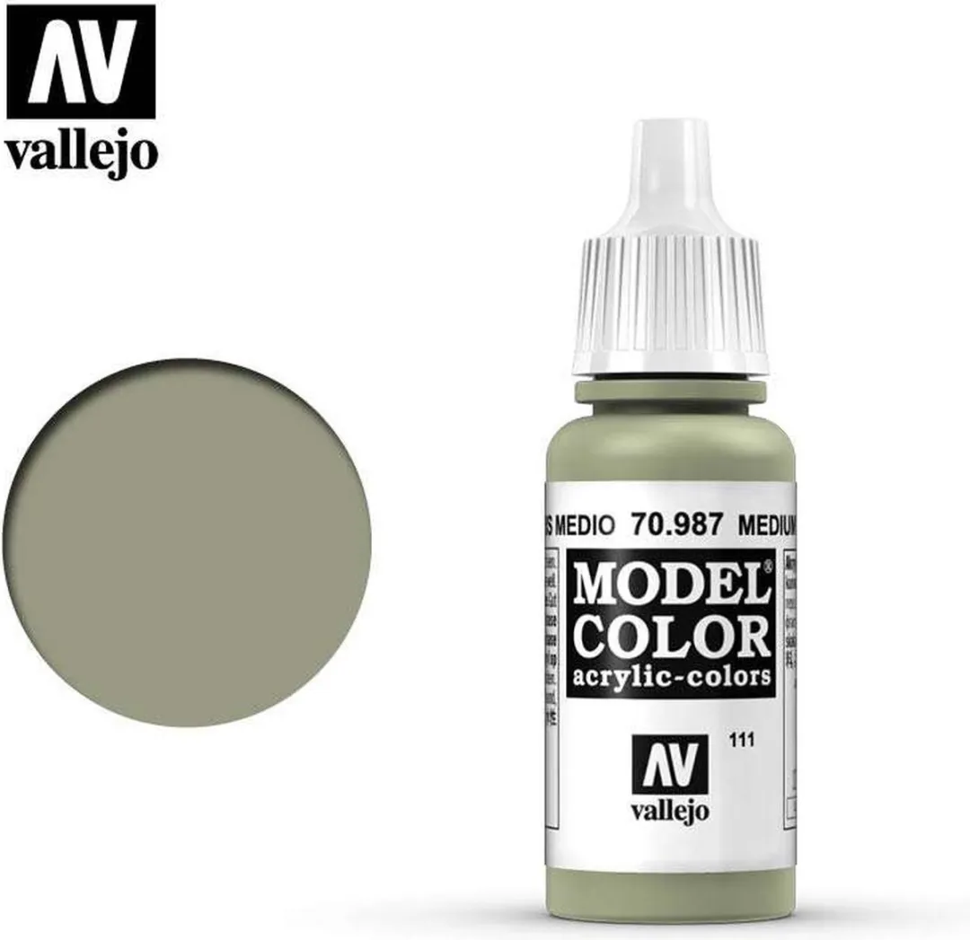 Vallejo Model Color Medium Grey Acrylverf 17ml