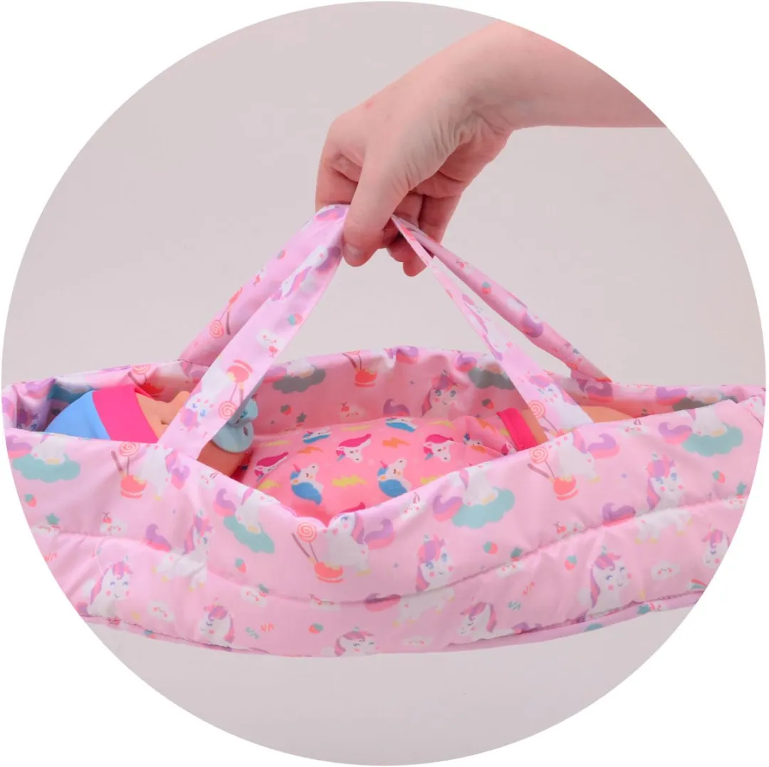 Johntoy Baby Rose Drink + Plaspop 27714 - 35cm