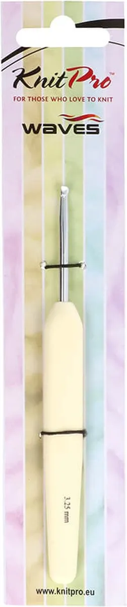 KnitPro Waves Haaknaalden 3.25mm - Softgrip - Verschillende kleuren