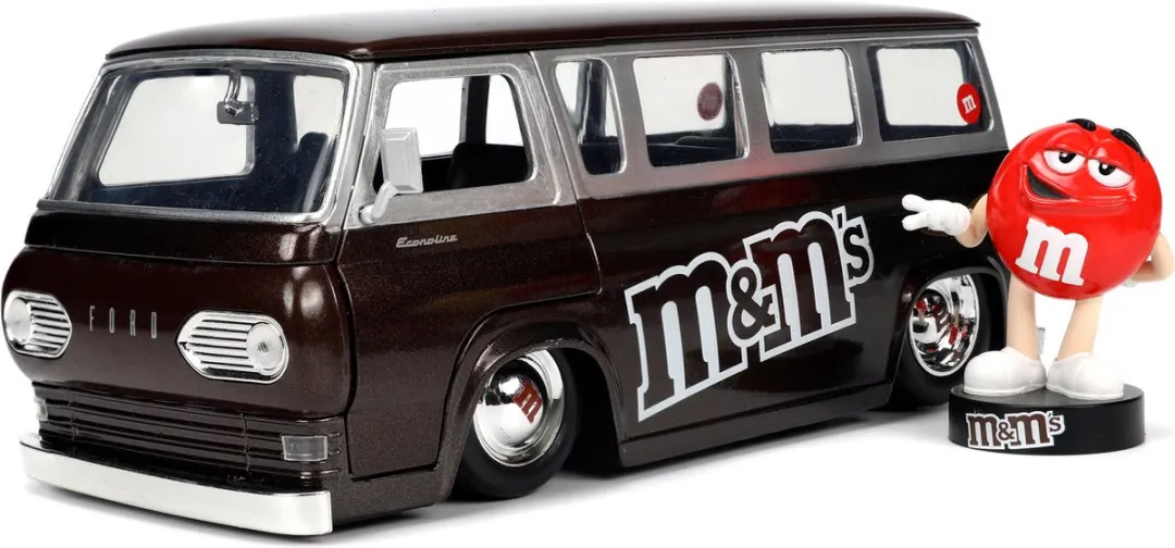 Jada Toys M&Ms 1965 Ford Econoline Van 1:24