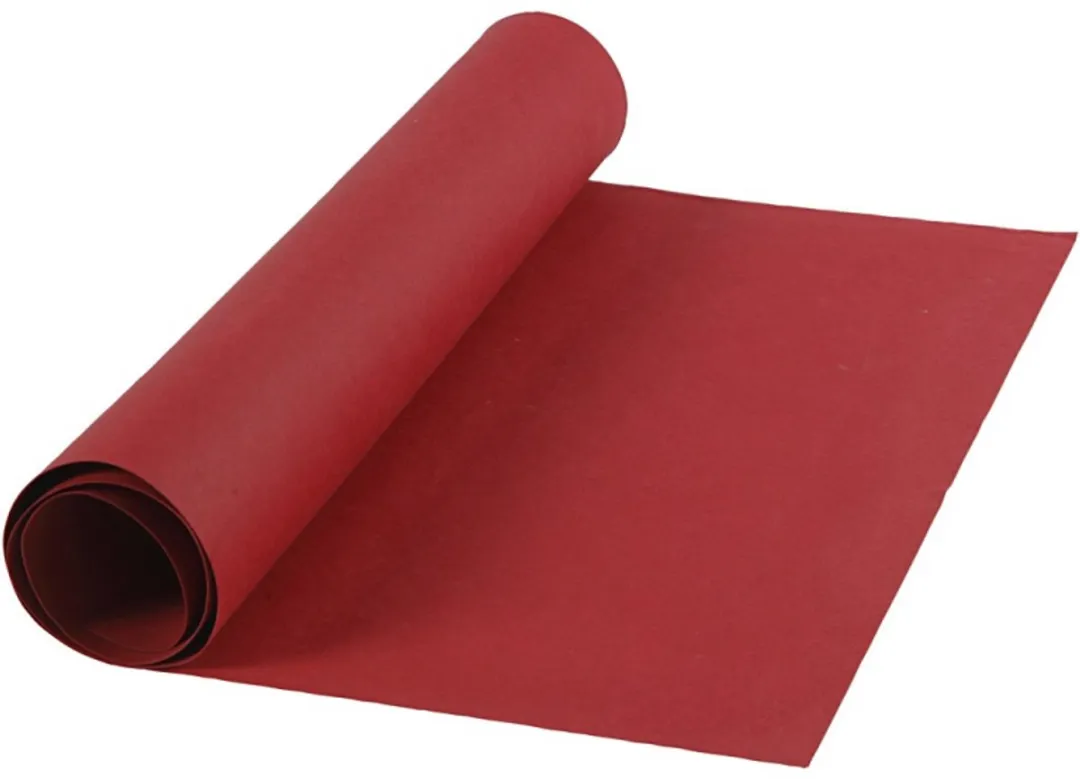 Creativ Company Faux Leather Papierrol 100x50cm Rood