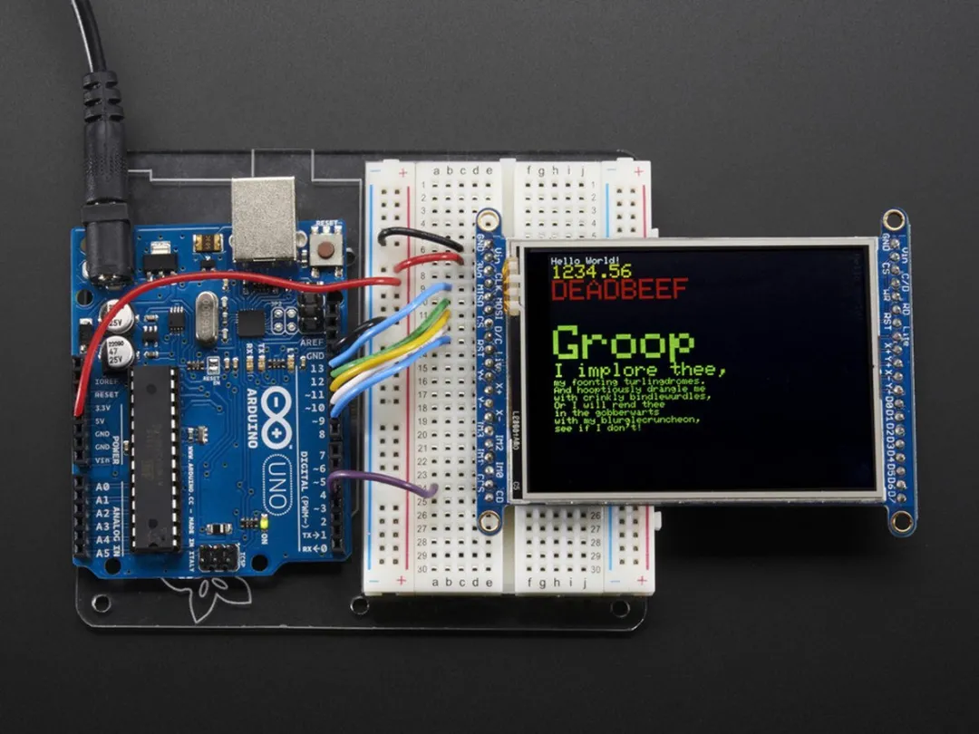 Adafruit 1770 2.8 inch TFT LCD Touchscreen - Meerkleurig - afbeelding 6 van 6