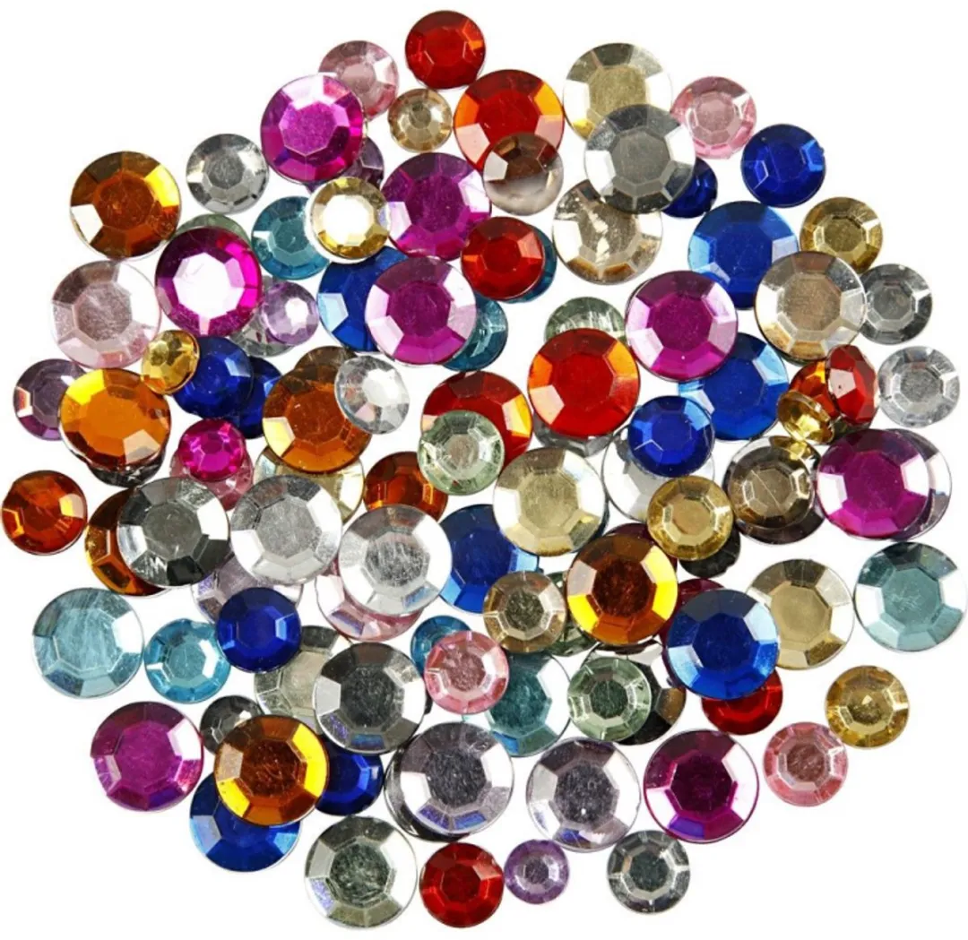 Creativ Company Strasstenen Rond Ø6-12mm - 3600 Stuks