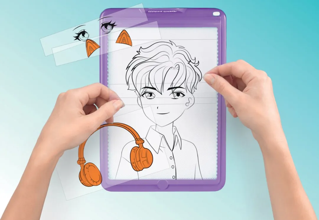 Maped Creativ Verlicht Tekentablet Avatar Manga - Paars