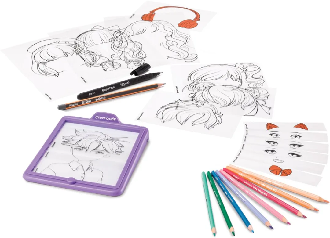 Maped Creativ Verlicht Tekentablet Avatar Manga - Paars