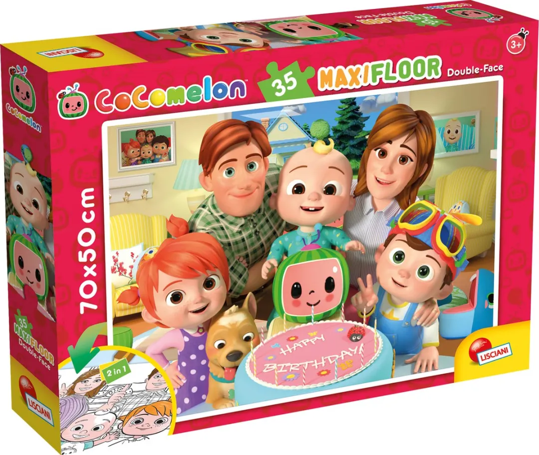 Just Games COCOMELON Vloerpuzzel Fijne Verjaardag 35 Stuks