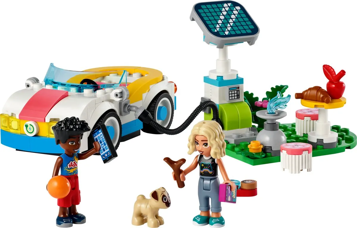 LEGO Friends Elektrische Auto 42609 - 170 Stukken - 2 Minifiguren - afbeelding 6 van 6