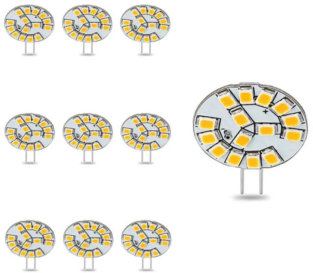 Lybardo G4 LED Lamp 10 Stuks - 2W 2700K Warmwit 160lm