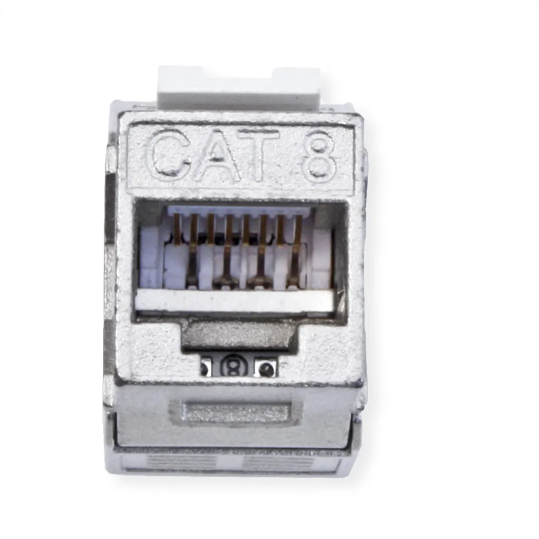 Value Cat.8 Keystone Module - Zilver