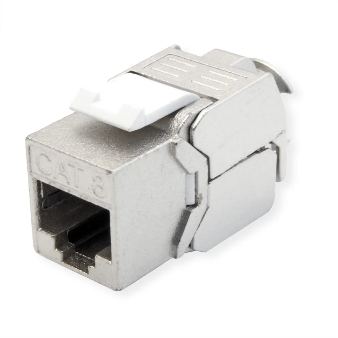Value Cat.8 Keystone Module - Zilver