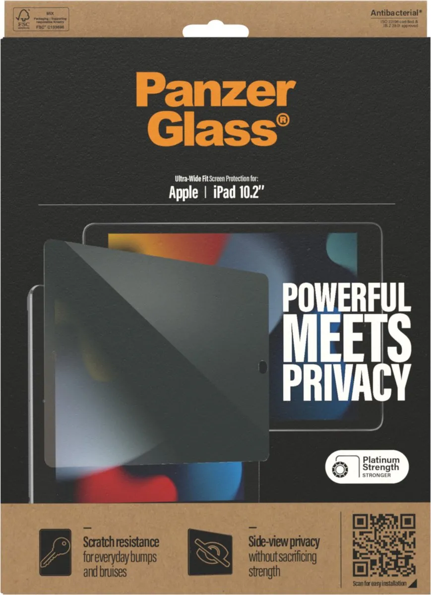 PanzerGlass PZ-P2673 iPad 7 Screenprotector - Transparant