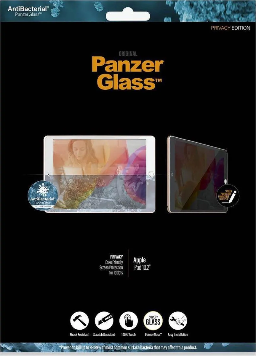 PanzerGlass PZ-P2673 iPad 7 Screenprotector - Transparant - afbeelding 6 van 6