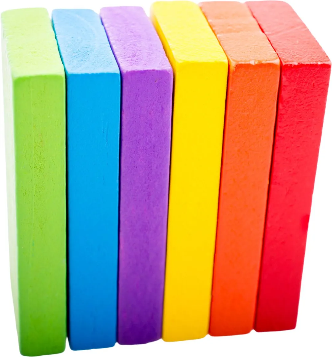 Jobber Domino Stenen Grote Houten - 100 Stuks