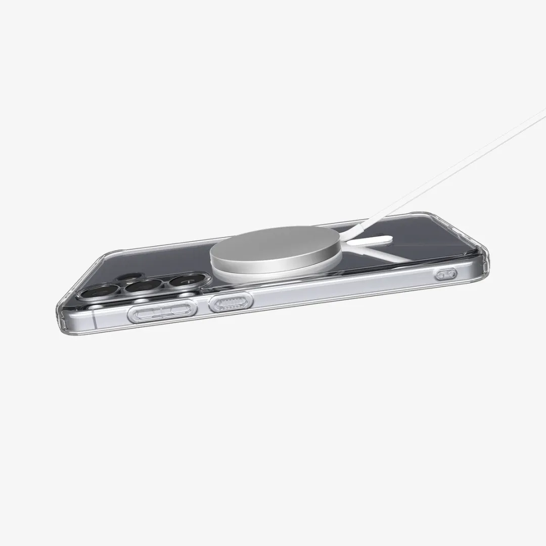 Spigen Ultra Hybride MagSafe Hoesje - Samsung Galaxy S25 FE - Transparant