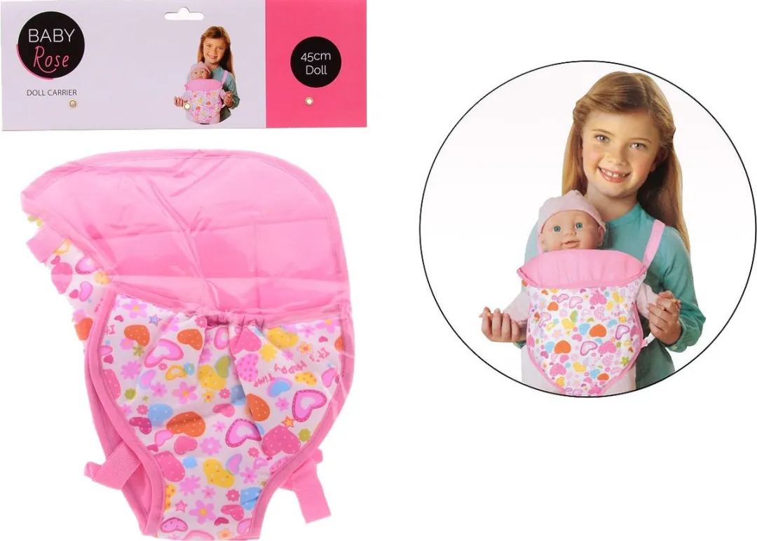 Johntoy 27517 Buikdraagzak voor Babypop