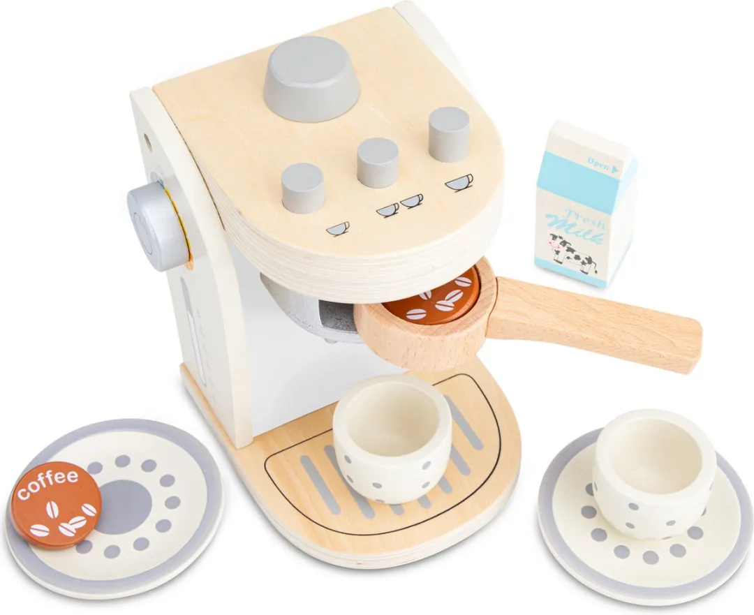 New Classic Toys -Houten speelgoedkoffiezetapparaat