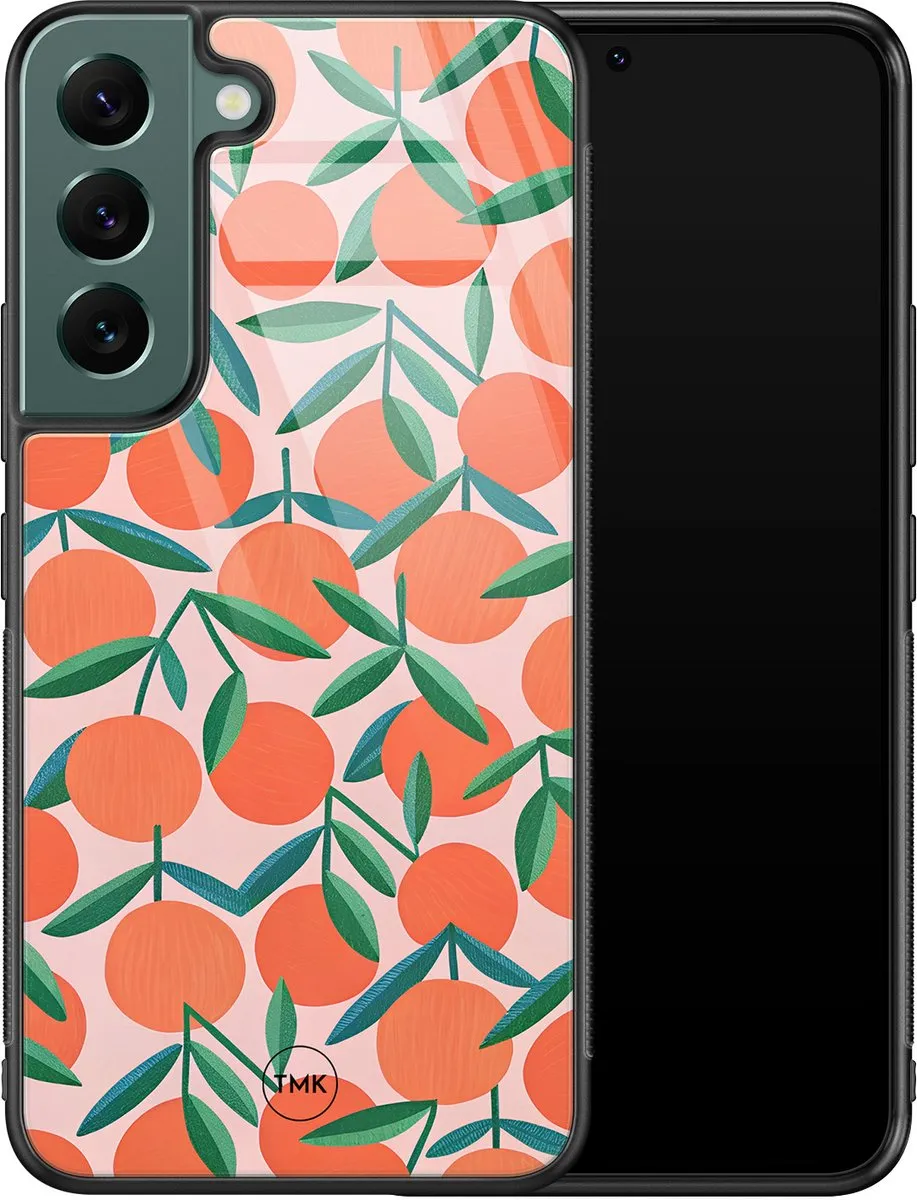 Casevibes Hoesje Samsung Galaxy S22 - Oranje - TPU Glossy