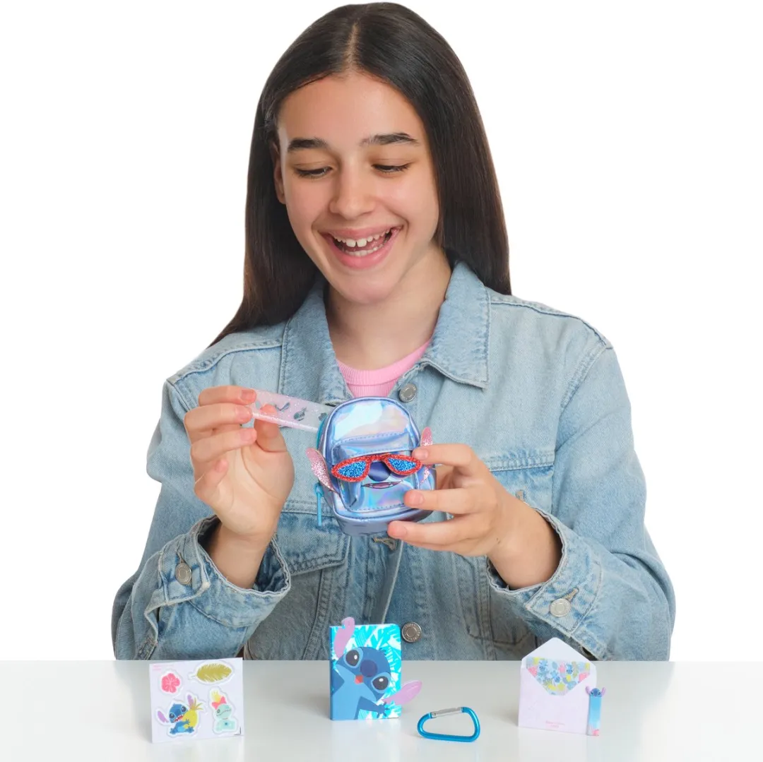 Moose Toys Disney Stitch Mini Rugzakje Schrijfwaren - EO25583 - Multikleur