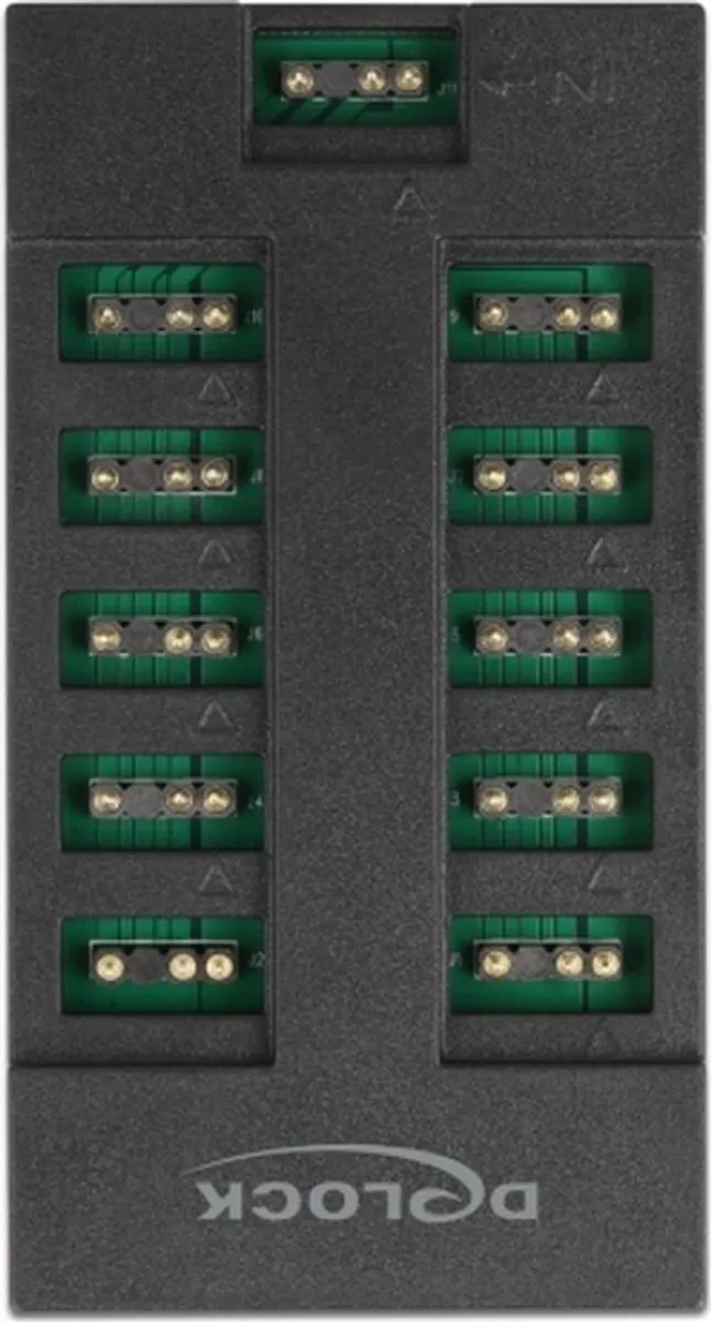 Delock 64128 ARGB Interface Hub - Zwart