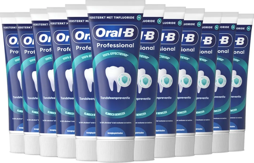 Oral-B Professional Tandsteenpreventie Tandpasta 12x75ml