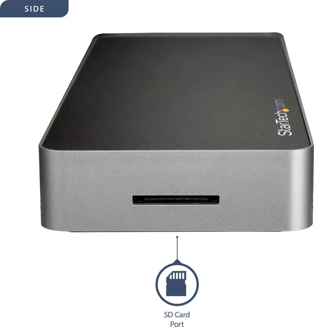 Startech DK30CHDPPDUE USB-C Dock - Dual 4K HDMI/DisplayPort - 60W PD - 4x USB-A 3.0