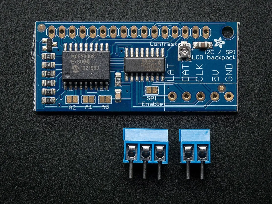 Adafruit 292 I2C/SPI LCD Backpack