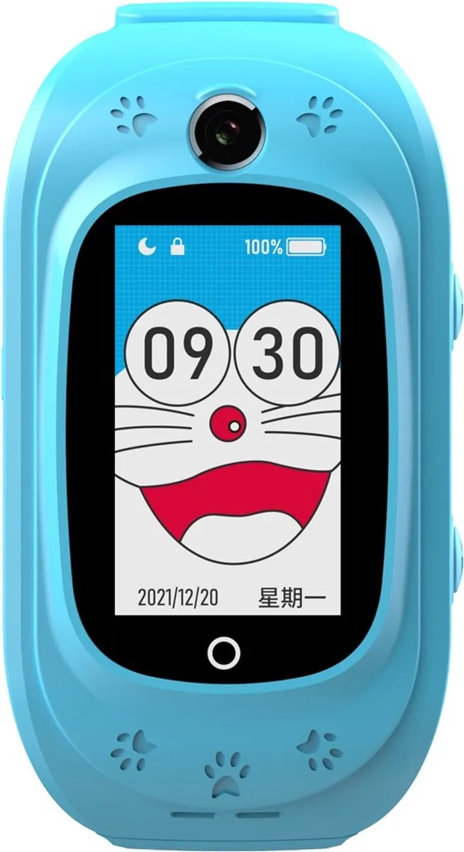 GPSHorlogeKids - GPS horloge kind - smartwatch kinderen - SMS - 4G videobellen - spatwaterdicht - SOS alarm - incl. SIM - TINY Blauw