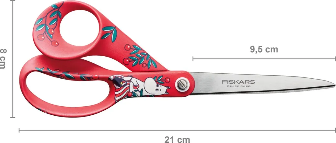 Fiskars Moomin Papierschaar Multicolour 21cm