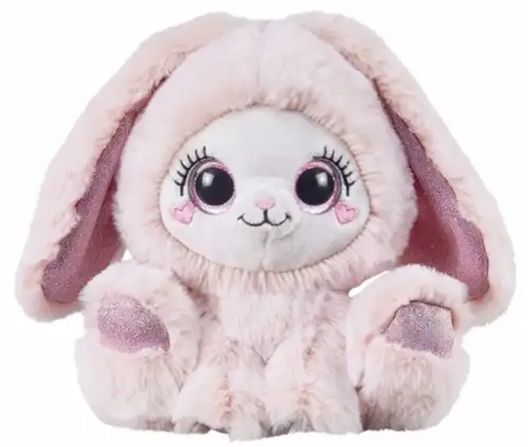 Topknuffels Konijn Roze Glitters Pluche 20cm