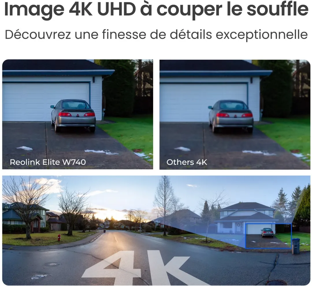 Reolink Elite WiFi 4K Buitencamera - 180° Beeld - Wit
