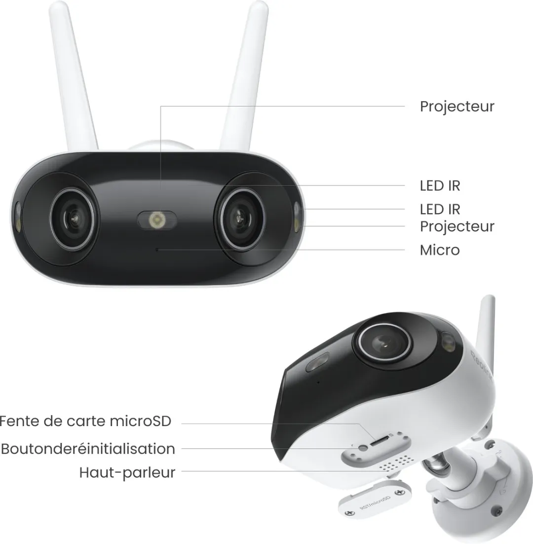 Reolink Elite WiFi 4K Buitencamera - 180° Beeld - Wit