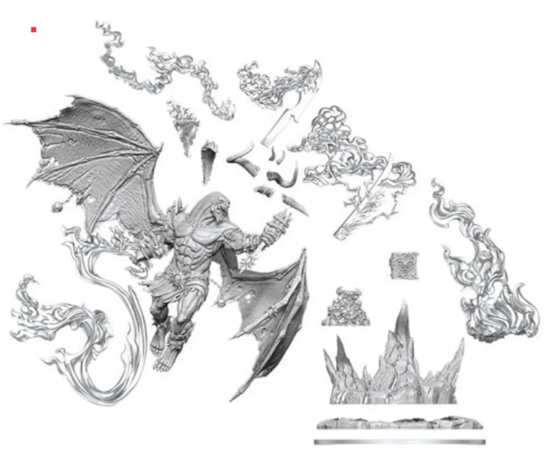 Wizkids D&D Frameworks Balor 75070 - Grijs