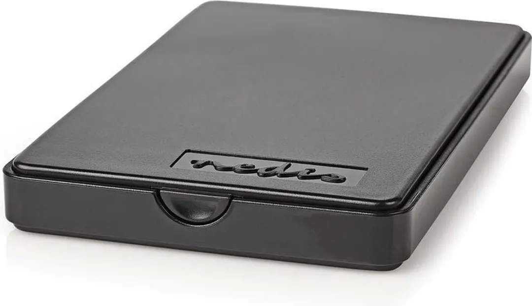 Nedis HDDE25100BK 2.5" SATA HDD Behuizing - USB 2.0 - Zwart
