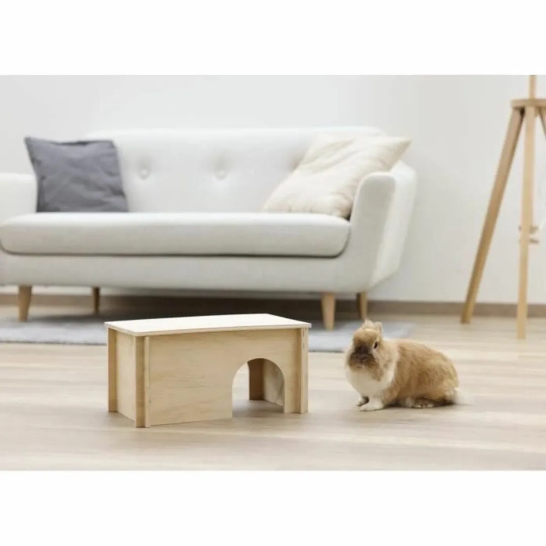 Kerbl Knaagdierenhuis - Beige - Natuurlijk hout - afbeelding 2 van 5