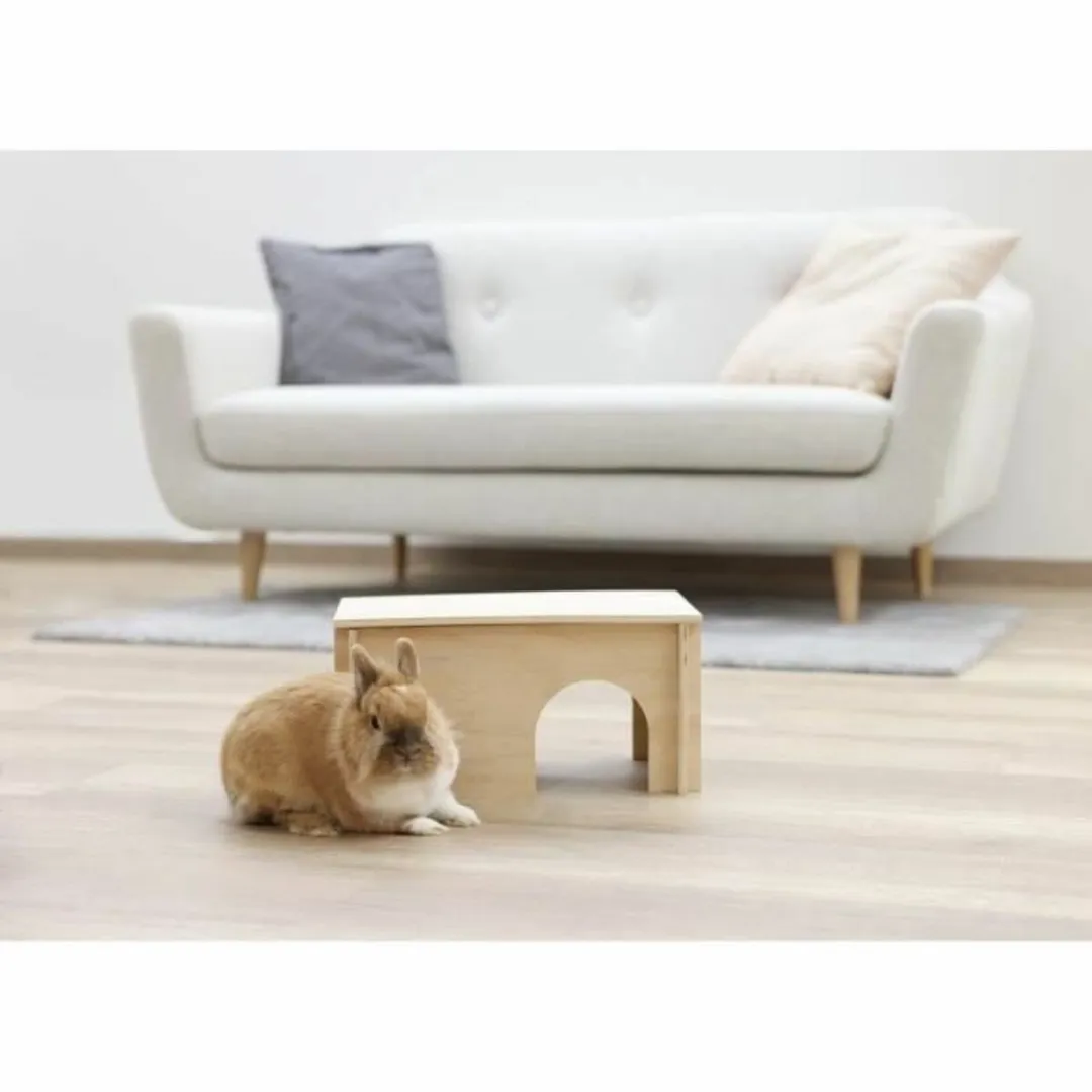 Kerbl Knaagdierenhuis - Beige - Natuurlijk hout - afbeelding 4 van 5