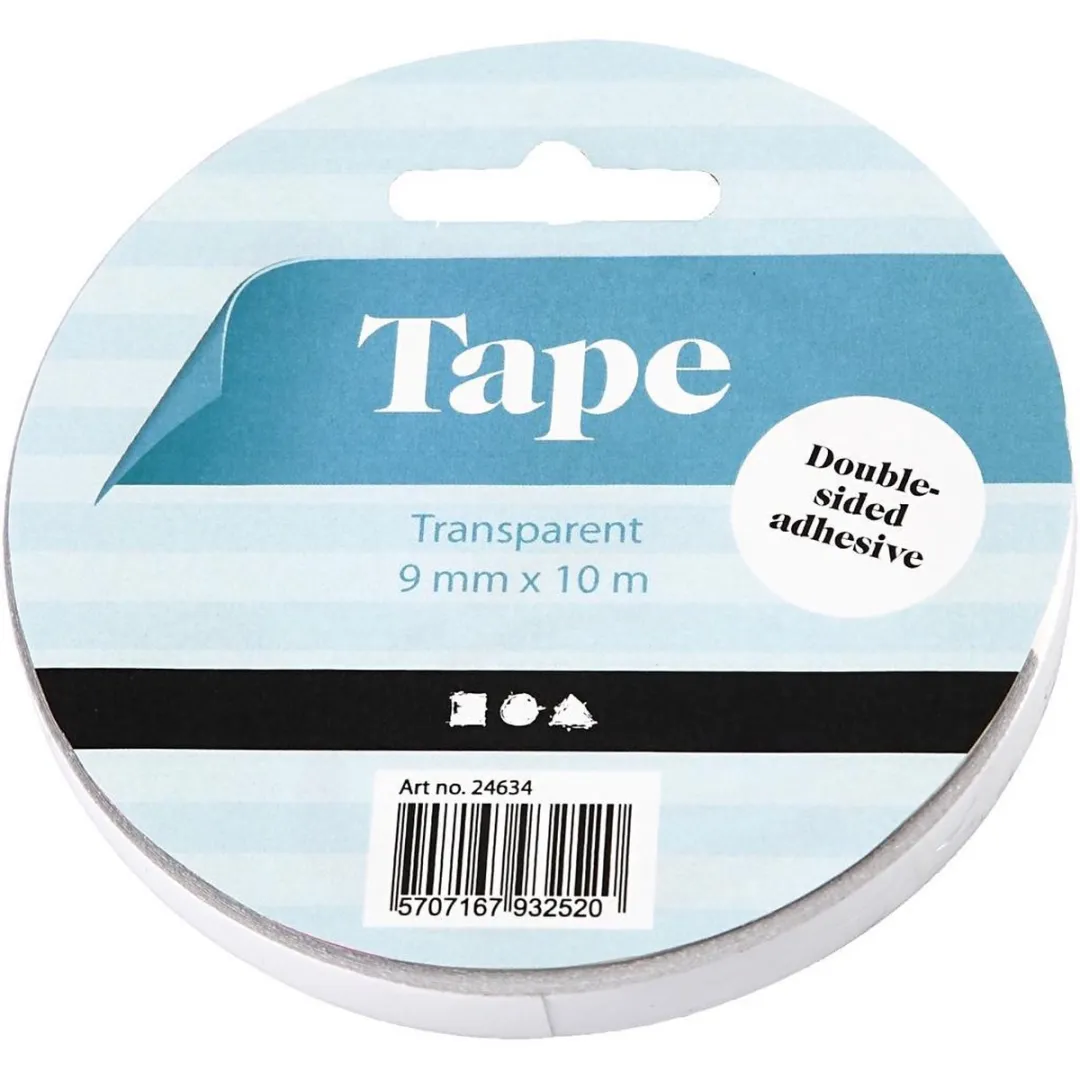 Creativ Company Dubbelzijdig Klevend Tape 9mm 10m